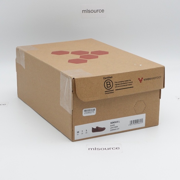 NEW Vivobarefoot Women's Sensus Leather Barefoot Shoes 209560-07 Bark - Picture 6 of 13